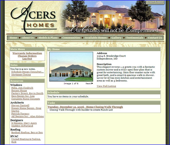 Acers Homeowner Management System