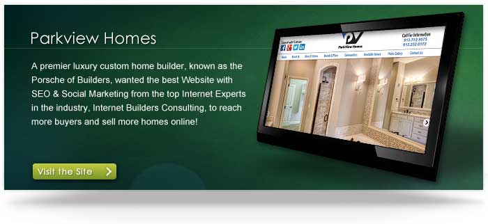 ParkView Homes Builder Website