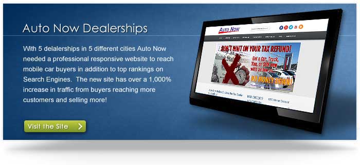 Interactive Responsive Car Dealership Website