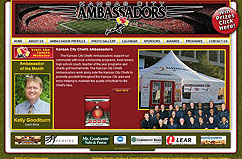 Kansas City Chiefs Ambassadors Premium Custom Website